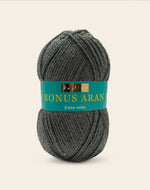 Sirdar Hayfield Bonus Aran Kntting/Crochet Yarn 100g Acrylic -  Dark Grey Mix