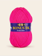 Sirdar Hayfield Bonus DK Kntting/Crochet Wool/Yarn 100g Acrylic Neon Pink