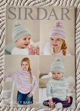 Load image into Gallery viewer, Sirdar DK Knitting Pattern 4674 Poncho with Sleeves &amp; Hat 16-26 ins

