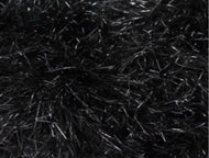 King Cole Tinsel Chunky Eyelash Knitting Yarn Sparkly Glitter Wool Black