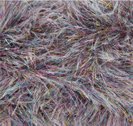 King Cole Tinsel Chunky Eyelash Knitting Yarn Sparkly Glitter Wool Argent