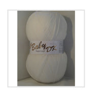 Jarol Baby Supersoft DK Wool Yarn Polyamide Acrylic Mix 100g White