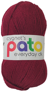 Cygnet PATO Everyday DK 100% Acrylic Wool Knitting Crochet 100g Wine