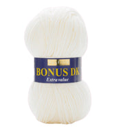 Sirdar Hayfield Bonus DK Kntting/Crochet Wool/Yarn 100g Acrylic Cream