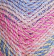 James C. Brett Marble Chunky 200g Acrylic Knitting Wool Yarn Pretty Patchwork
