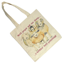 Load image into Gallery viewer, Cotton Canvas Bag - Emma Ball - Sheep Potential
