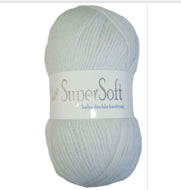 Jarol Baby Supersoft DK Wool Yarn Polyamide Acrylic Mix 100g Silver