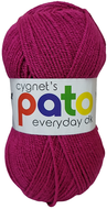 Cygnet PATO Everyday DK 100% Acrylic Wool Knitting Crochet 100g Magenta