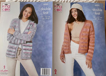 Load image into Gallery viewer, King Cole DK Knitting pattern 6353 Ladies Cardigans 32-50 ins
