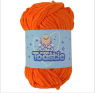 King Cole Warm & Toastie Super Chunky 200g Soft Fluffy Chenille Yarn Orange