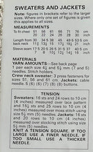Load image into Gallery viewer, Peter Gregory Chunky knitting pattern 699 - Sweaters &amp; Jackets 20-30 ins
