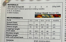 Load image into Gallery viewer, Jarol DK knitting pattern 1047 Babies Sweater Leggings Bootees &amp; Mitts 51-61 cms
