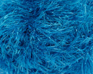 King Cole Tinsel Chunky Eyelash Knitting Yarn Sparkly Glitter Wool Turquoise