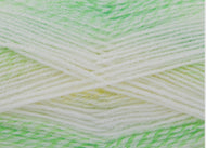 King Cole Melody DK Acrylic Self Striping Baby wool / yarn 100g Apple