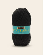 Sirdar Hayfield Bonus Aran Kntting/Crochet Yarn 100g Acrylic -  Black