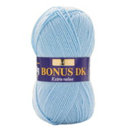 Sirdar Hayfield Bonus DK Kntting/Crochet Wool/Yarn 100g Acrylic Powder Blue