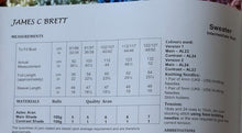 Load image into Gallery viewer, James C Brett Aran knitting pattern JB926 Ladies Sweater 32-50ins
