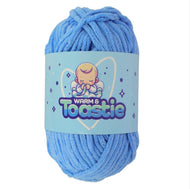 King Cole Warm & Toastie Super Chunky 200g Soft Fluffy Chenille Yarn Sky
