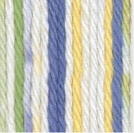 Lily Sugar ‘n Cream Cotton Knitting Wool/Yarn -  Cool Breeze Ombre - 56.7g