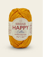 Sirdar Happy Cotton DK Knitting/Crochet Wool/Yarn 20g Juicy 792