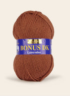 Sirdar Hayfield Bonus DK Kntting/Crochet Wool/Yarn 100g Acrylic Russett