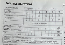 Load image into Gallery viewer, UKHKA DK knitting pattern 137 - Babies Cardigans &amp; Hat 12-20ins
