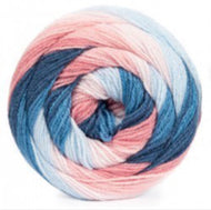 James C Brett Swurlywurly DK Wool/Yarn Cake 200g Self Striping Acrylic SRL06
