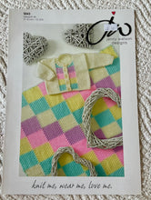 Load image into Gallery viewer, Jenny Watson DK knitting pattern 5043 - Babies’ Cardigan &amp; Blanket 12-20 ins
