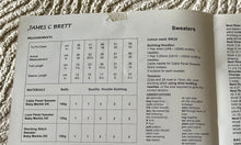 Load image into Gallery viewer, James C Brett DK Knitting pattern JB440 Baby Sweaters 14-22 in
