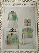 Load image into Gallery viewer, James C Brett DK Knitting pattern JB439 Baby Cardigans 14-22 in
