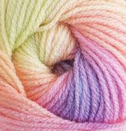 Wendy GIGGLES DK Acrylic Multicolour Multi-tonal Baby Knitting Yarn 100g WG02