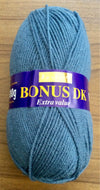 Sirdar Hayfield Bonus DK Kntting/Crochet Wool/Yarn 100g Acrylic Ocean Blue