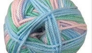 Cygnet Baby Pato Prints DK 100g Self-Striping Knitting Yarn Mint Condition 