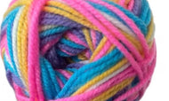 Cygnet Baby Pato Prints DK 100g Self-Striping Knitting Yarn Sugar Blossom