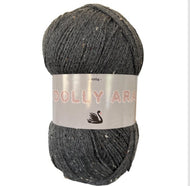 Cygnet Woolly Aran Knitting Crochet Wool Yarn 400g Stormy Skies